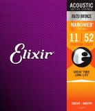     , Custom Light,  80/20, 11-52, Elixir 11027 NANOWEB  -    