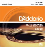     Extra Light 10-50 D`Addario EZ900 AMERICAN BRONZE 85/15 -    