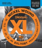    , Regular Light, 10-46, D'Addario EXL110BT Nickel Wound -    