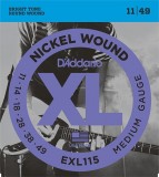    Blues/Jazz Rock 11-49 D`Addario EXL115 XL NICKEL WOUND  -    