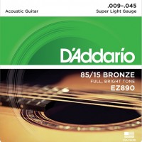     Super Light 9-45 D`Addario EZ890 AMERICAN BRONZE 85/15 -    