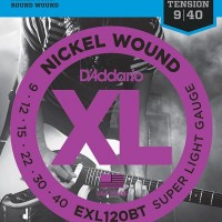    , Super Light, 09-40, D'Addario EXL120BT Nickel Wound  -    