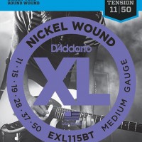    , Medium, 11-50, D'Addario EXL115BT Nickel Wound  -    