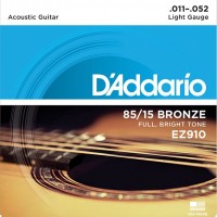     Light 11-52 D`Addario EZ910 AMERICAN BRONZE 85/15  -    